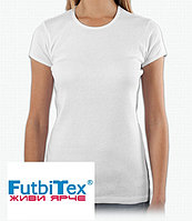 Futbitex белые женские футболки для сублимационной печати, имитация хлопка