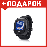 Детские часы с GPS трекером Wonlex GW400X Водонепроницаемые (черный)