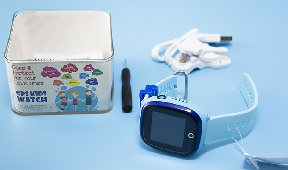 Детские часы с GPS трекером Wonlex GW400X Водонепроницаемые (голубой) - фото 5 - id-p87715434