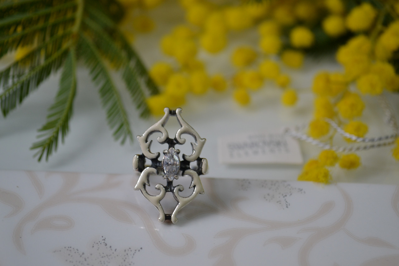 Кольцо в серебре с кристаллами Swarovski - фото 2 - id-p95165068