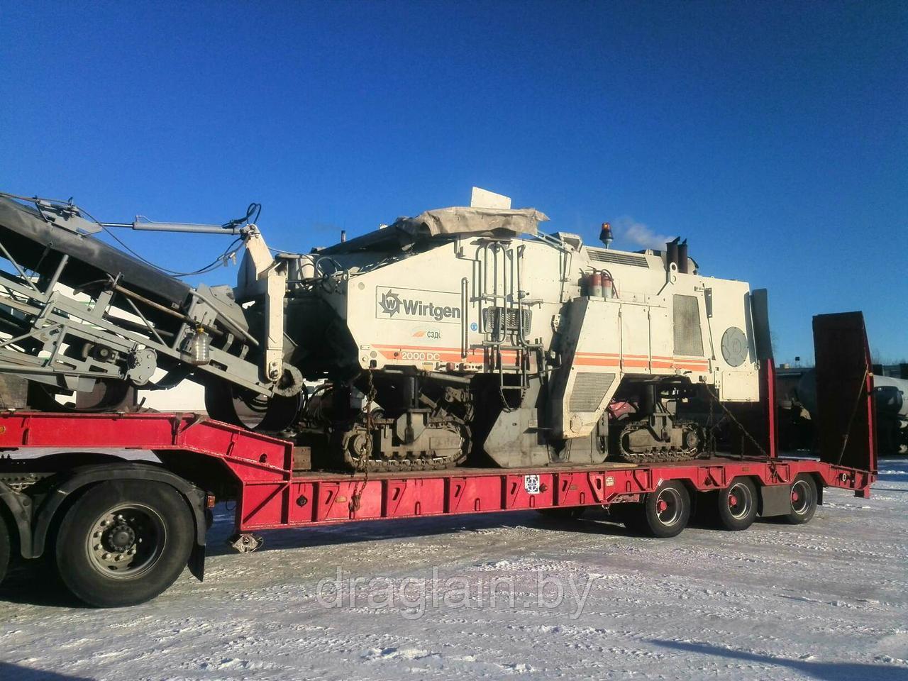 Перевозка грузов низкорамным тралом