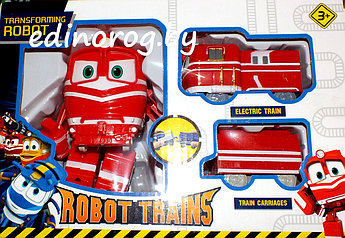 Robot Trains Alf + поезд с вагончиком.