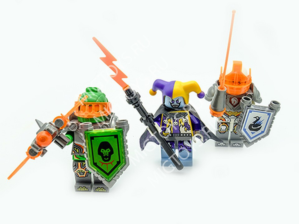 Набор фигурок 6 штук (аналоги LEGO) "Мейджик Kингс / Magic knights"(большие детали) - фото 2 - id-p95177811