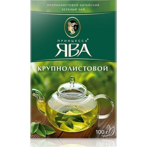 Чай Принцесса Ява Крупнолистовой зеленый 100 г. - фото 1 - id-p75950545
