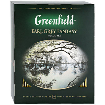 Чай Greenfield Earl Grey Fantasy 100 пак.