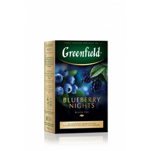 Чай Greenfield Bluberry Nights 100г. - фото 1 - id-p95181681