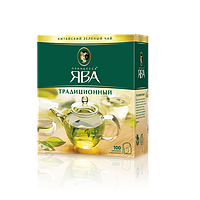 Чай Принцесса Ява Традиционный зеленый 100 пакетиков по 2г.