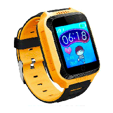 Детские часы с GPS трекером Wonlex GW500S желтый, фото 2
