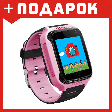 Детские часы с GPS трекером Wonlex GW500S розовый, фото 2