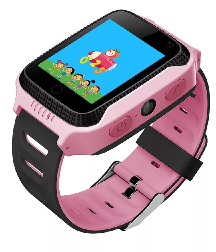 Детские часы с GPS трекером Wonlex GW500S розовый - фото 2 - id-p87716035