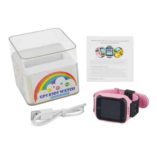 Детские часы с GPS трекером Wonlex GW500S розовый - фото 7 - id-p87716035