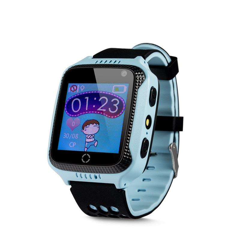 Детские часы с GPS трекером Wonlex GW500S голубой - фото 5 - id-p87716033
