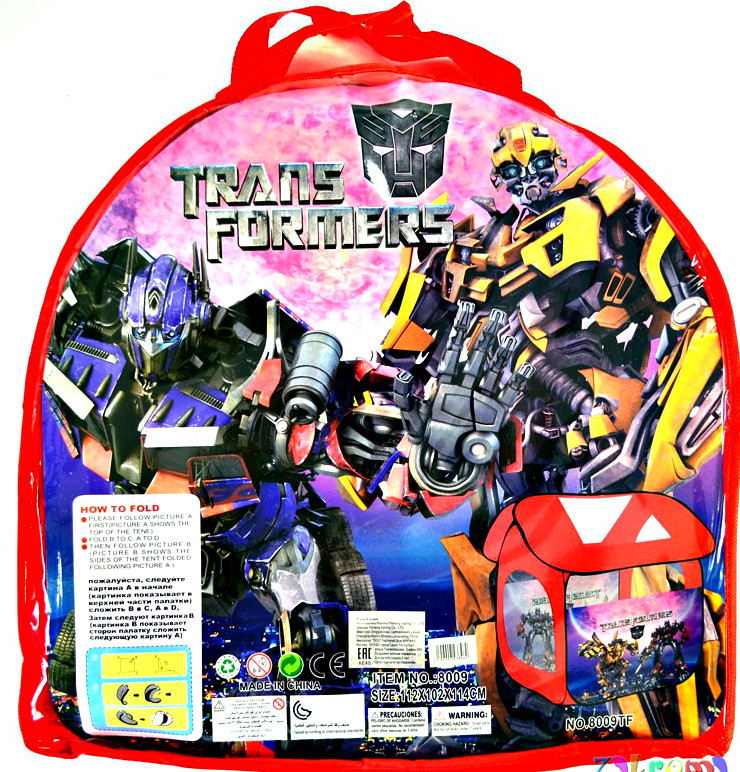 Детская игровая палатка Transformers (Трансформеры) 8009 - фото 2 - id-p95196835