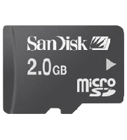 Micro SD memory card PAX001-USD-CARD