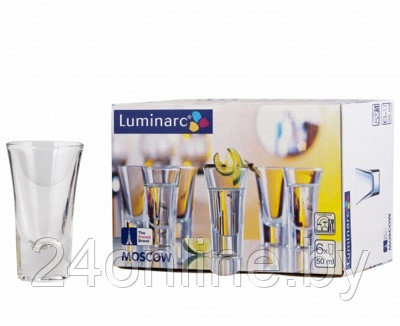 Набор стопок Luminarc MOSCOW 50 мл H5067 - фото 1 - id-p4726885