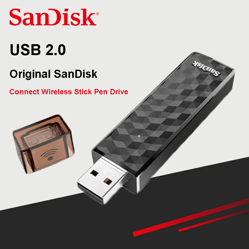 Накопитель USB 2.0 SanDisk Беспроводная WiFi флешка USB - фото 1 - id-p95199840