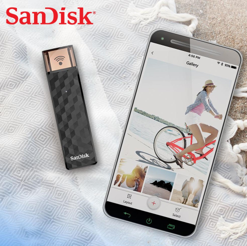Накопитель USB 2.0 SanDisk Беспроводная WiFi флешка USB - фото 3 - id-p95199840