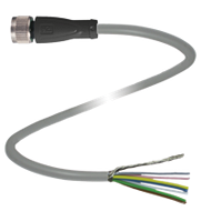 Cable socket, shielded V19-G-2M-PVC-TP
