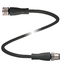 Connection cable V1-G-BK1M-PUR-U-V1-G