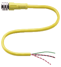Female connector V12-G-YE2M-PUR-H/S - фото 1 - id-p95199497