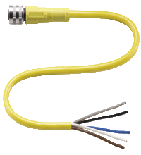 Female connector V15-G-YE2M-PVC - фото 1 - id-p95199513