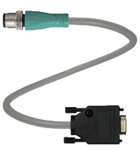 Connection cable V1S-G-0,15M-PUR-ABG-SUBD