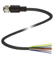 Female connector V19-G-BK2M-PUR-IEC