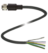 Cable socket, shielded V17-G-10M-PVC-ABG