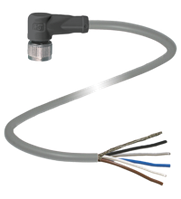 Cable socket, shielded V15-W-2M-PUR-ABG