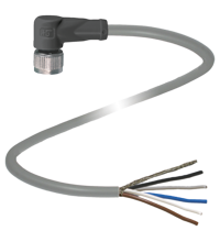Cable socket, shielded V15-W-2M-PUR-ABG, фото 2