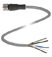 Cable socket, shielded V15-G-15M-PUR-ABG5