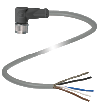 Cable socket, shielded V1-W-10M-PUR-ABG, фото 2