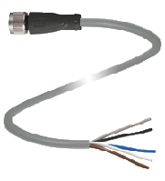 Female connector V15-G-2M-PVC
