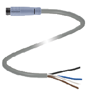 Female connector ML29 Kupplungsdose 3m 4polig