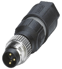 Field-attachable male connector V3S-GM-Q4, фото 2