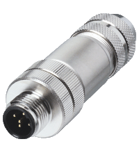 Field-attachable male connector V15SB-G-ABG-PG9