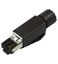 Field-attachable male connector V45-G, фото 2