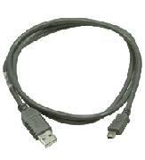 Adapter cable, USB to mini USB USB-G-1M-PVC-ABG-USBB-G