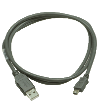 Adapter cable, USB to mini USB USB-G-1M-PVC-ABG-USBB-G - фото 1 - id-p95199755