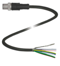 Cable connector V19SY-G-BK10M-PUR-ABG