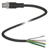 Cable connector V19SY-G-BK10M-PUR-ABG