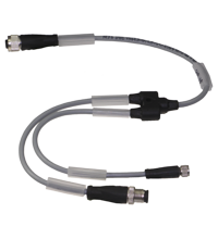 Y connection cable V19-G-0,2M-YOPC-0,2M-V1S/V31-G