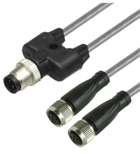 Y connection cable V1-G-2,5M-PUR-T-V1-G, фото 2