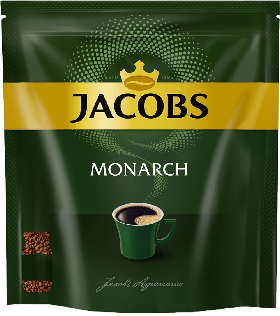 Кофе Jacobs Monarch 220г. раствор. сублим. - фото 1 - id-p95200069