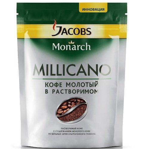Кофе Jacobs Monarch Millicano 75г. Молотый в растворимом - фото 1 - id-p95200075