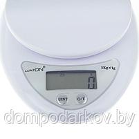 Весы LuazON LVK-501, электронные, кухонные, до 5 кг, белые (не в комплекте), фото 2