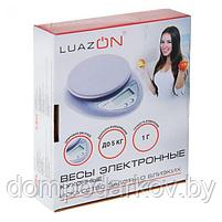 Весы LuazON LVK-501, электронные, кухонные, до 5 кг, белые (не в комплекте), фото 4