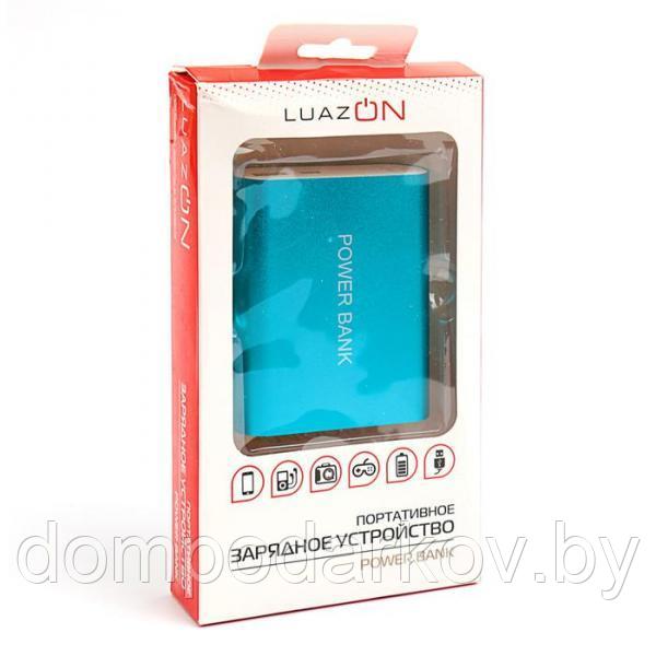 Внешний аккумулятор LuazON, USB, 10400 мАч, 1 A, индикатор зарядки, МИКС - фото 6 - id-p95200447