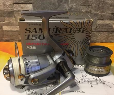 Запасная шпуля для катушки Daiwa Samurai 3i 1500 (пластик). - фото 1 - id-p95205919