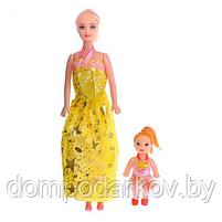 Кукла модель "Каролина" с малышкой, МИКС, фото 7